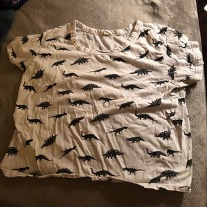 Large white dinosaur T-shirt 🦕